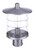 Craftmade ZA3625-SA Canon 1 Light Outdoor Post Mount in Satin Aluminum