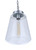 Craftmade ZA3821-SA Laclede 1 Light Large Outdoor Pendant in Satin Aluminum