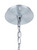 Craftmade ZA3821-SA Laclede 1 Light Large Outdoor Pendant in Satin Aluminum