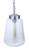 Craftmade ZA3821-SA Laclede 1 Light Large Outdoor Pendant in Satin Aluminum