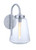 Craftmade ZA3824-SA Laclede 1 Light Large Outdoor Wall Lantern in Satin Aluminum