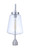 Craftmade ZA3825-SA Laclede 1 Light Large Outdoor Post Mount in Satin Aluminum