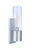 Craftmade ZA3910-SA-LED Sabre 1 Light Outdoor Medium Wall Lantern w/ LED Accent in Satin Aluminum
