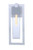 Craftmade ZA4024-SA Perimeter 1 Light Large Outdoor Wall Lantern in Satin Aluminum