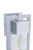 Craftmade ZA4024-SA Perimeter 1 Light Large Outdoor Wall Lantern in Satin Aluminum