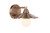 Craftmade 12508SB1 Isaac 1 Light Wall Sconce in Satin Brass