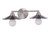 Craftmade 12519BNK2 Isaac 2 Light Vanity in Brushed Polished Nickel