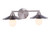 Craftmade 12519BNK2 Isaac 2 Light Vanity in Brushed Polished Nickel