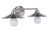 Craftmade 12519BNK2 Isaac 2 Light Vanity in Brushed Polished Nickel