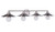 Craftmade 12537BNK4 Isaac 4 Light Vanity in Brushed Polished Nickel