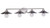 Craftmade 12537BNK4 Isaac 4 Light Vanity in Brushed Polished Nickel