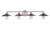Craftmade 12537BNK4 Isaac 4 Light Vanity in Brushed Polished Nickel