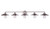 Craftmade 12546BNK5 Isaac 5 Light Vanity in Brushed Polished Nickel