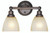 Craftmade 26602-BZ Bradley 2 Light Vanity in Bronze