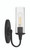 Craftmade 38061-ESP Modina 6.75 in. 1 -Light Espresso Finish Wall Sconce with Clear Glass