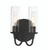 Craftmade 38062-ESP Modina 8 in. 2 -Light Espresso Finish Vanity Light with Clear Glass