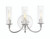 Craftmade 38063-CH Modina 16 in. 3 -Light Chrome Finish Vanity Light with Clear Glass