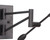 Pavilion Wall Sconce 1 LED Light  Flat Black