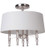 Ella 4 Light Semi Flush in Polished Nickel