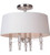 Ella 4 Light Semi Flush in Polished Nickel