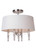 Ella 4 Light Semi Flush in Polished Nickel
