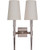 Ella Wall Sconce 2  Light  Polished Nickel