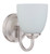 Serene 1 Light Wall Sconce In Brushed Polished Nickel