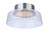 Craftmade 55180-BNK-LED Centric 10.5" LED Flushmount in Brushed Polished Nickel