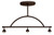 Design & Combine 3 Light Mini Pendant in Aged Bronze