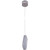 1 Light LED Mini Pendant in Chrome