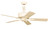 54" Antoinette Ceiling Fan in Persian White