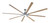 Craftmade FLE100AGV8 Fleming 100 in. Indoor/Outdoor Dual Mount Aged Galvanized Ceiling Fan Integrated LED Light Kit w/ Remote & Wall Control
