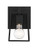 Craftmade 12105FB1 Dunn 7.88 in. 1 Light Flat Black Finish Wall Sconce with Flat Black Steel Frame