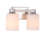 Craftmade 12912PLN2 Bretton 12.38 in. 2 Light Polished Nickel Finish Vanity Light with White Frosted Glass Shade