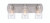 Craftmade 17621BNK3 Hendrix 20.5 in. 3 Light Brushed Polished Nickel Finish Vanity Light with Clear Glass