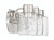 Craftmade 17720PLN3 Rori 20.25 in. 3 Light Polished Nickel Finish Vanity Light with Clear Glass