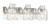 Craftmade 17720PLN3 Rori 20.25 in. 3 Light Polished Nickel Finish Vanity Light with Clear Glass