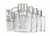 Craftmade 17728PLN4 Rori 28.25 in. 4 Light Polished Nickel Finish Vanity Light with Clear Glass