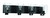 Craftmade 18532FB4 McClane 32 in. 4 Light Flat Black Finish Vanity Light with Clear Glass Shade