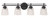 Craftmade 19633FB4 Drake 33.08 in. 4 Light Flat Black Finish Vanity Light with Seeded Glass