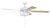 Craftmade S111W5-60WWOK Super Pro-111 60 in. Indoor Dual Mount White Ceiling Fan with Optional LED White Bowl Light Kit
