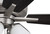 Craftmade S114BN5-60BNGW Super Pro-114 60 in. Indoor Dual Mount Brushed Satin Nickel Ceiling Fan with 4-Light White Glass LED Light Kit