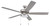 Craftmade S119BN5-60BNGW Super Pro 60 in. Indoor Brushed Satin Nickel Ceiling Fan 