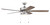 Craftmade S119BNK5-60DWGWN Super Pro 60 in. Indoor  Brushed Polished Nickel Ceiling Fan 