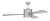 Craftmade MRN52BNK3 Morrison 52 in. Indoor Dual Mount Brushed Polished Nickel Ceiling Fan, Smart Wi-Fi Enabled Remote & Integrated LED Light