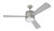 Craftmade MRN52BNK3 Morrison 52 in. Indoor Dual Mount Brushed Polished Nickel Ceiling Fan, Smart Wi-Fi Enabled Remote & Integrated LED Light