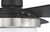 Craftmade MNG52FBBNK3 Manning 52 in. Indoor Hugger Flat Black/Brushed Nickel Ceiling Fan w/ Smart Wi-Fi Enabled Remote & Integrated LED Light