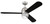 Craftmade PIL52BNK3 Pill 52 in. Indoor Dual Mount Brushed Polished Nickel Ceiling Fan, Smart Wi-Fi Enabled Remote & Integrated LED Light