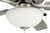 Craftmade OP211PN5 Outdoor Pro Plus-211 52 in. Indoor/Outdoor Dual Mount Painted Nickel Ceiling Fan with Optional LED Bowl Light Kit
