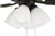 Light Off, Close up, Light kit,Fan Bottom